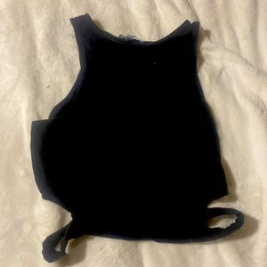 Black crop Top